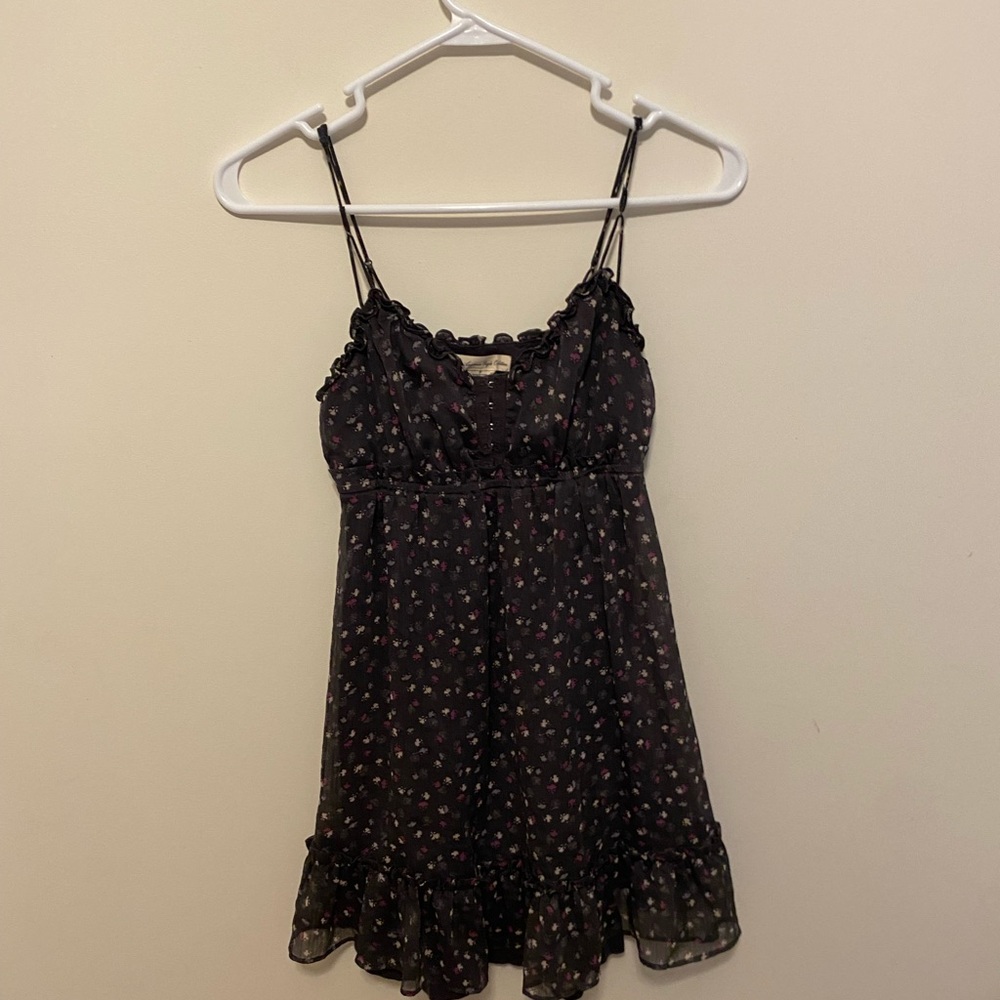 American Eagle Outfitters Black Floral Camisole